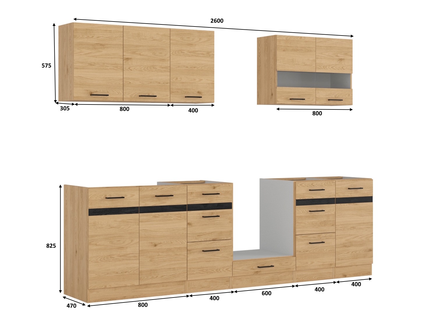 Cuisine complète modulaire Berna 120