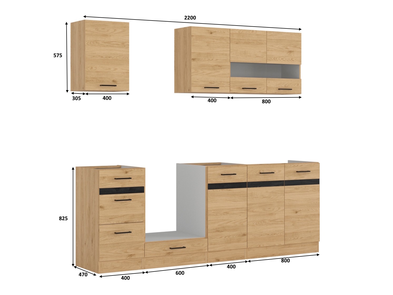 Cuisine complète modulaire Berna 121