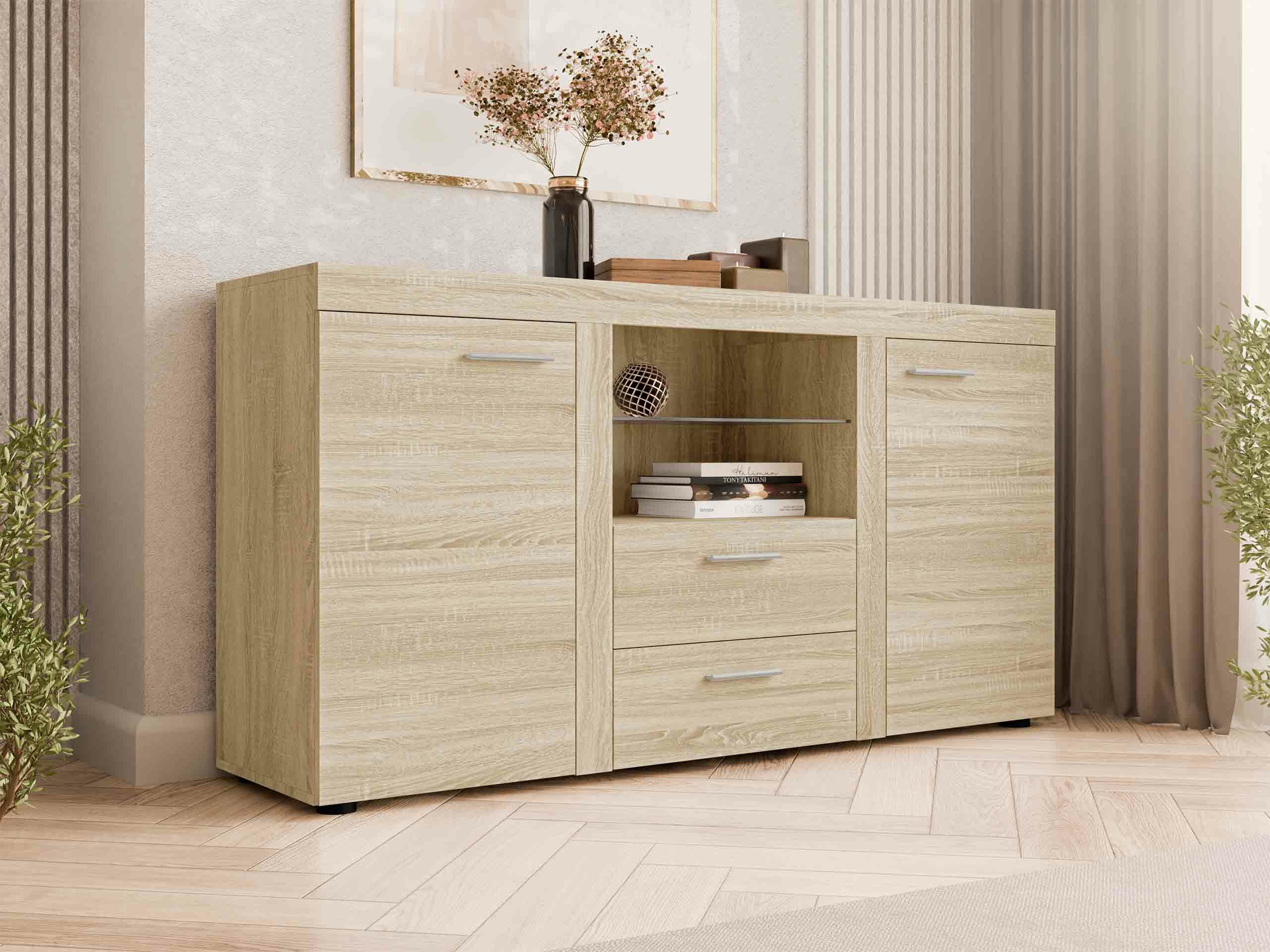 Commode Univio (Sonoma chêne)