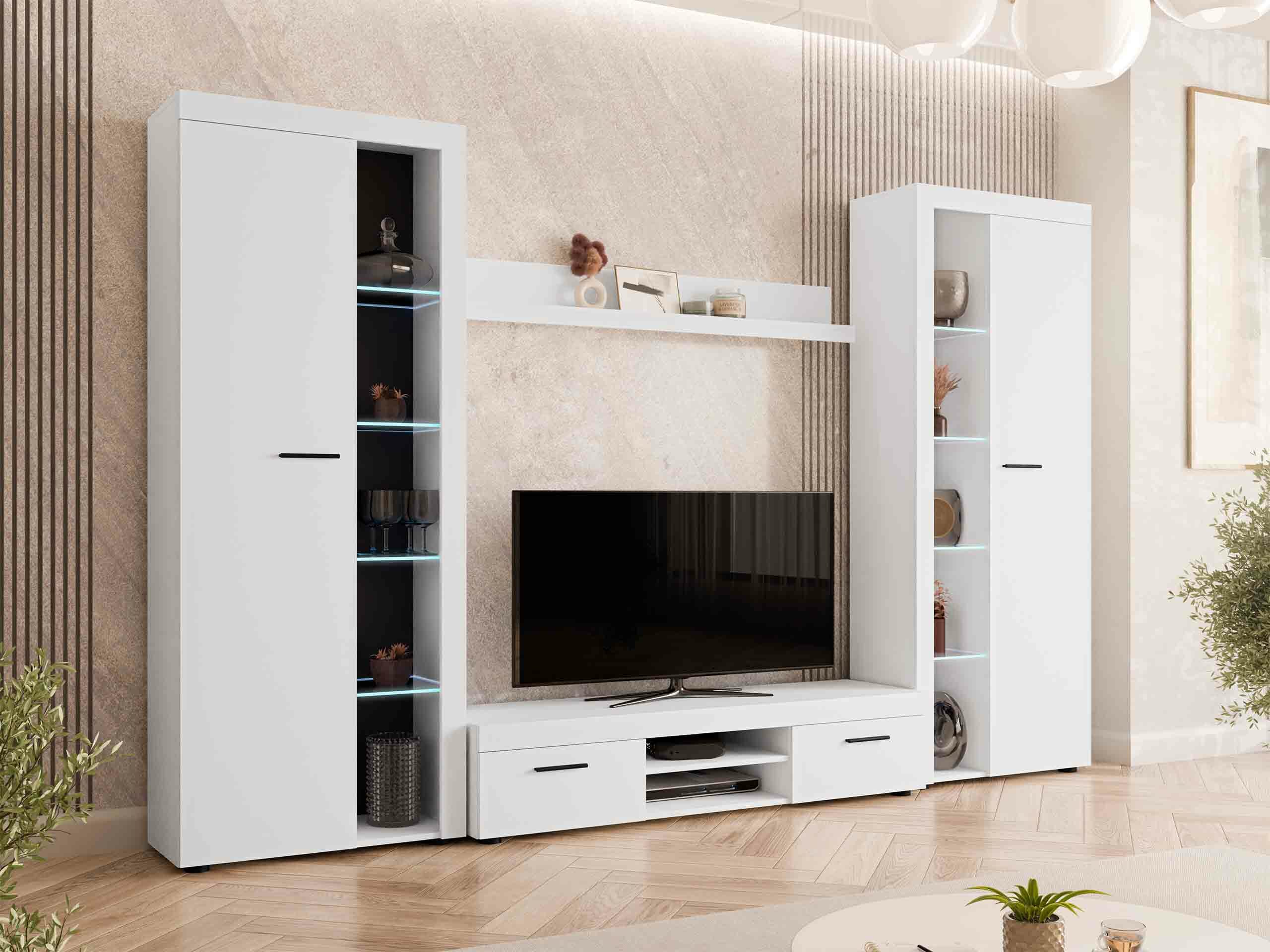 Ensemble de salon Univio II (Blanc)