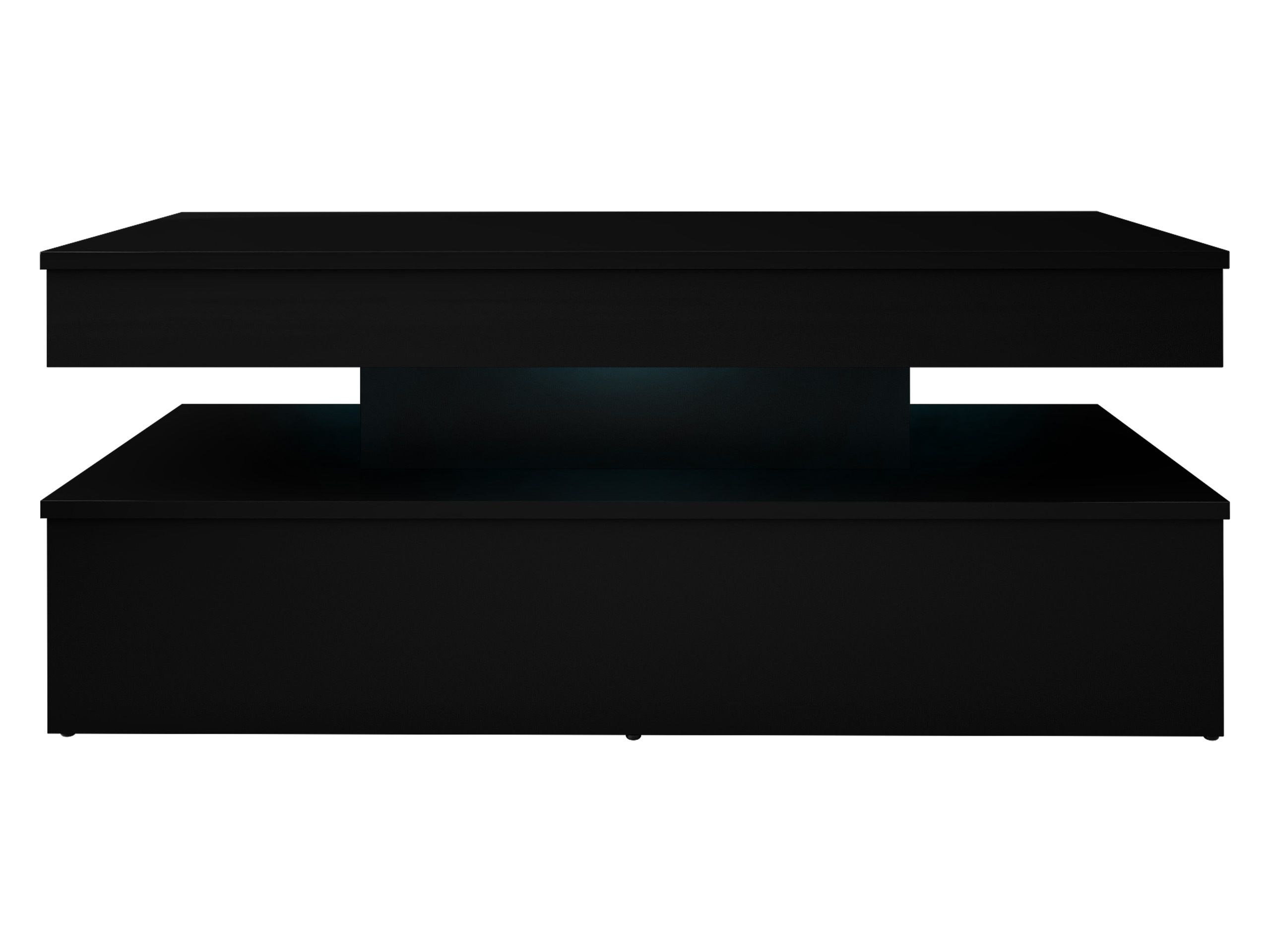 Table basse Monfero (Noir + Noir brillant)