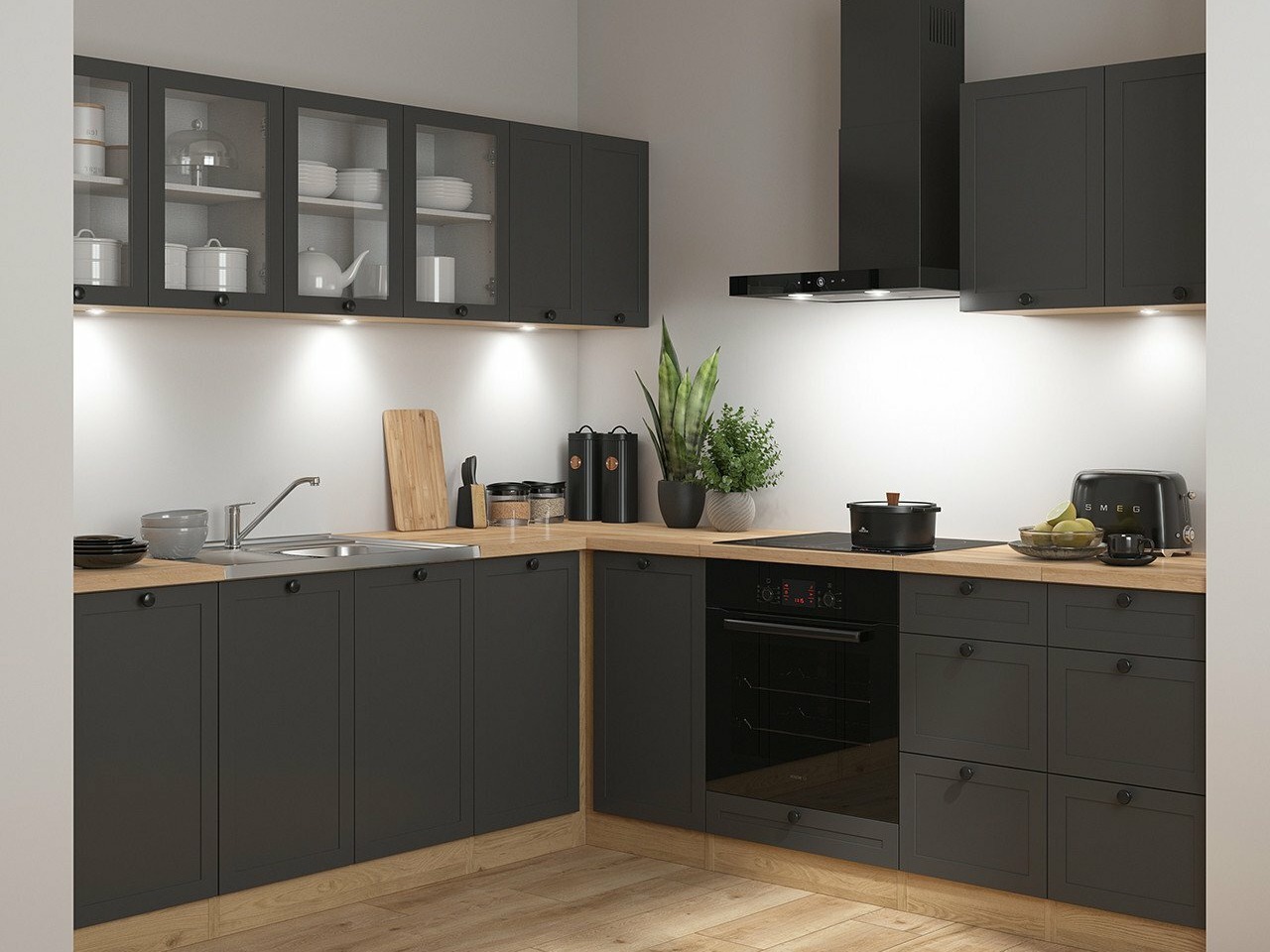 Cuisine complète modulaire Classic Grey Oak 121