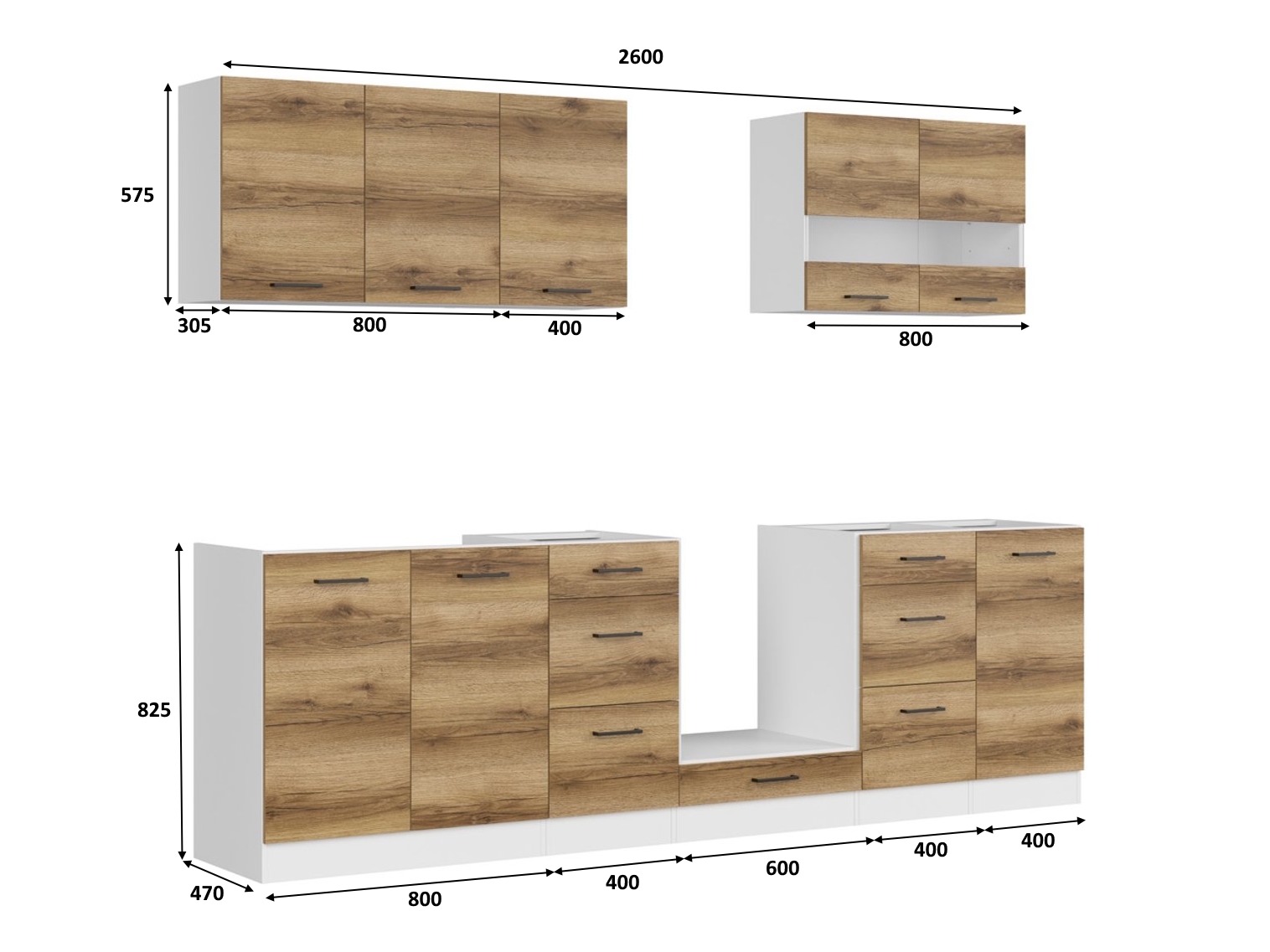 Cuisine complète modulaire Dela 117