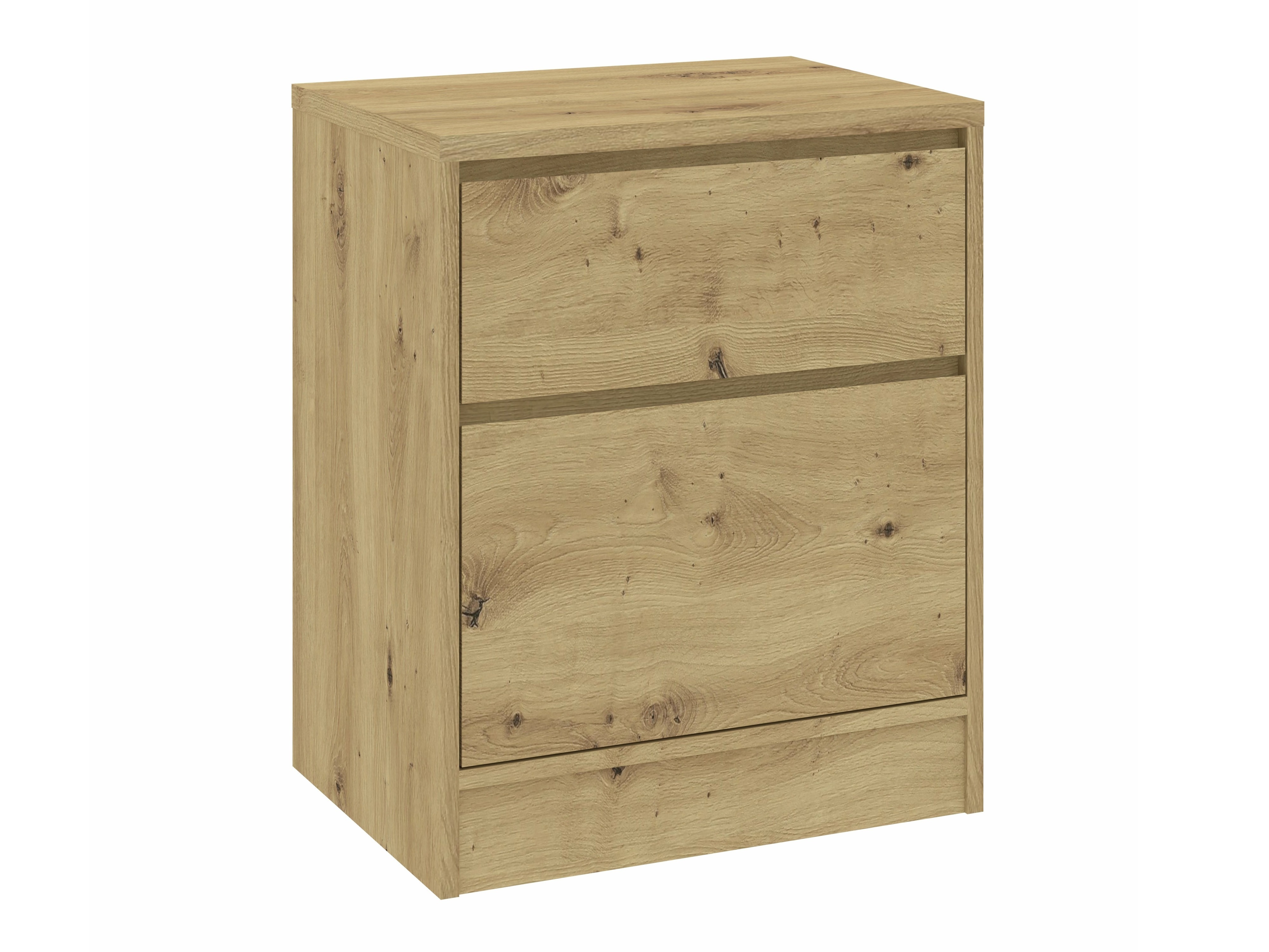 Table de chevet Mervese 100 (Chêne Artisan)