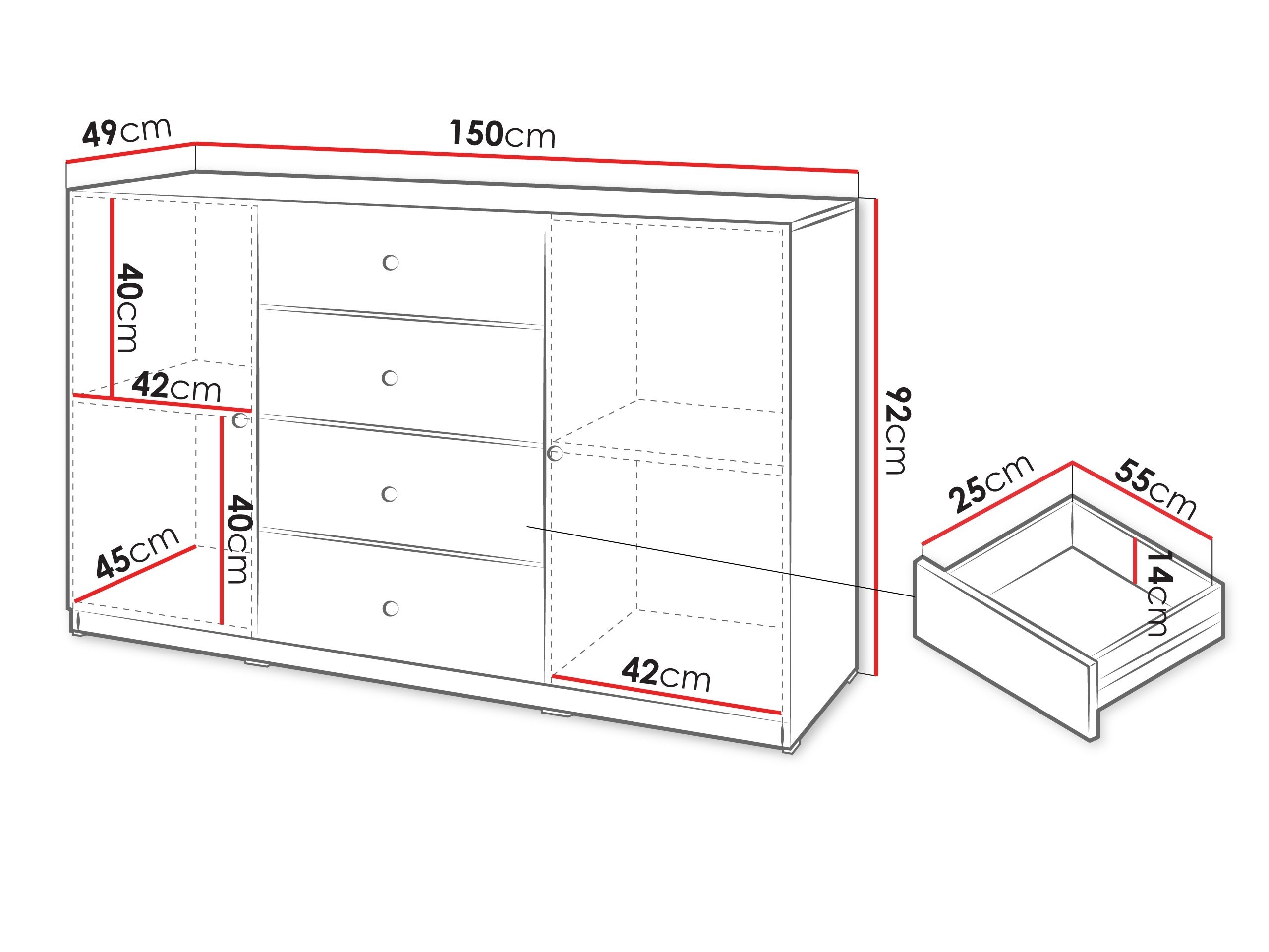 Commode Comfivo Lenitas I