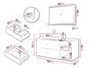 Ensemble de salle de bain Ophruvi 100 (Brun clair)