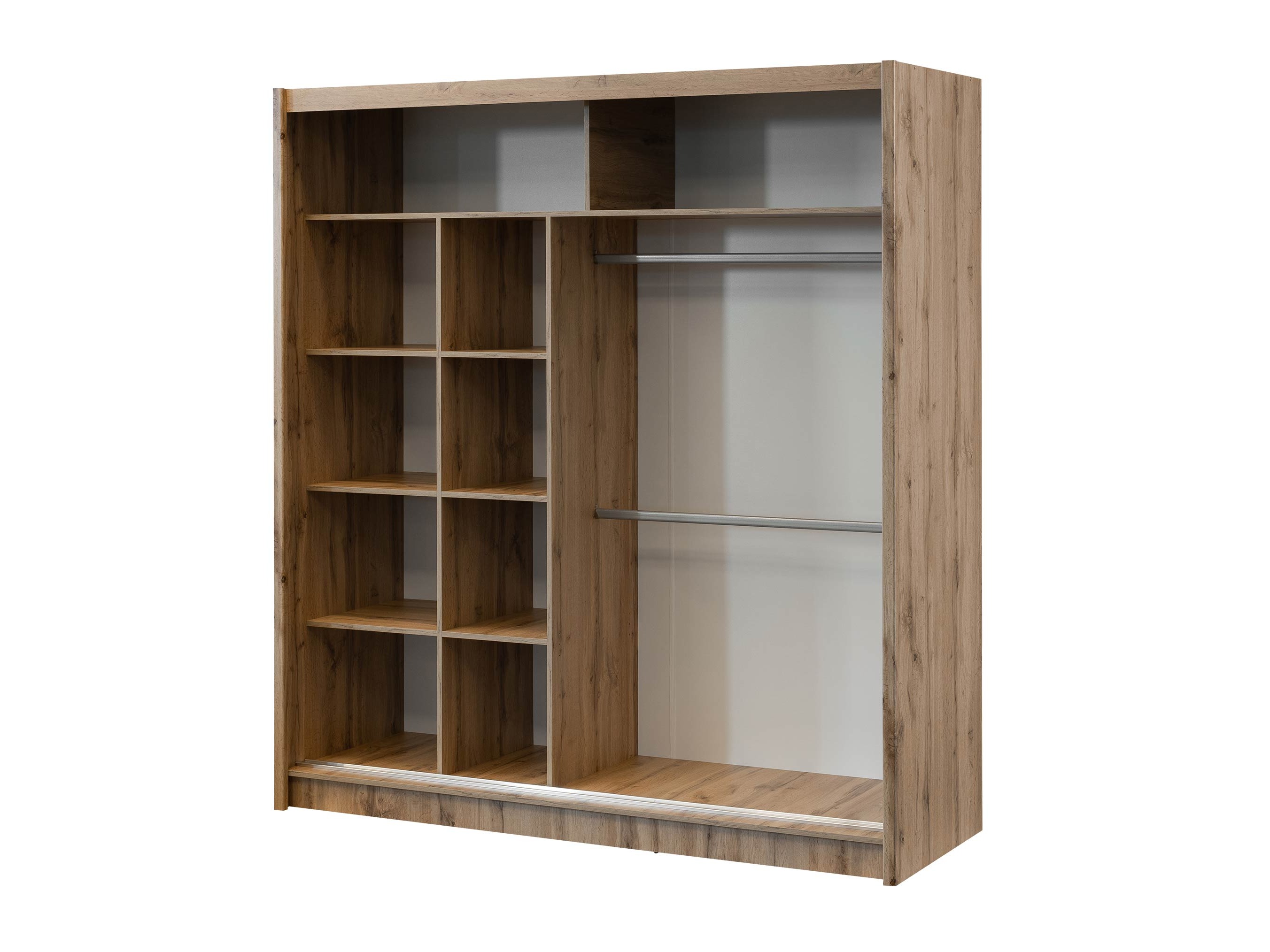 Armoire Gemes (Chêne wotan + Blanc)