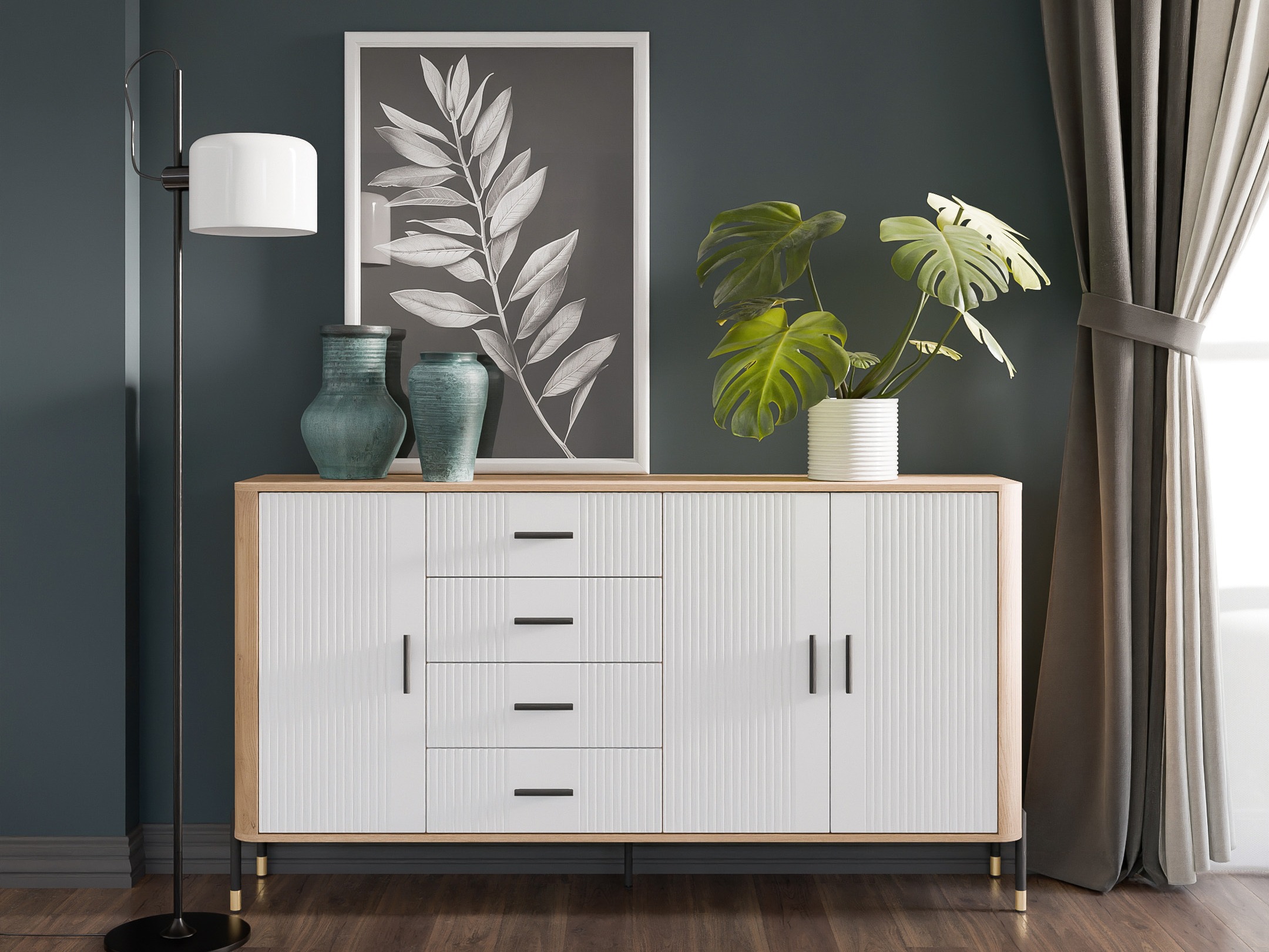 Commode Flosora 121 (Blanc)