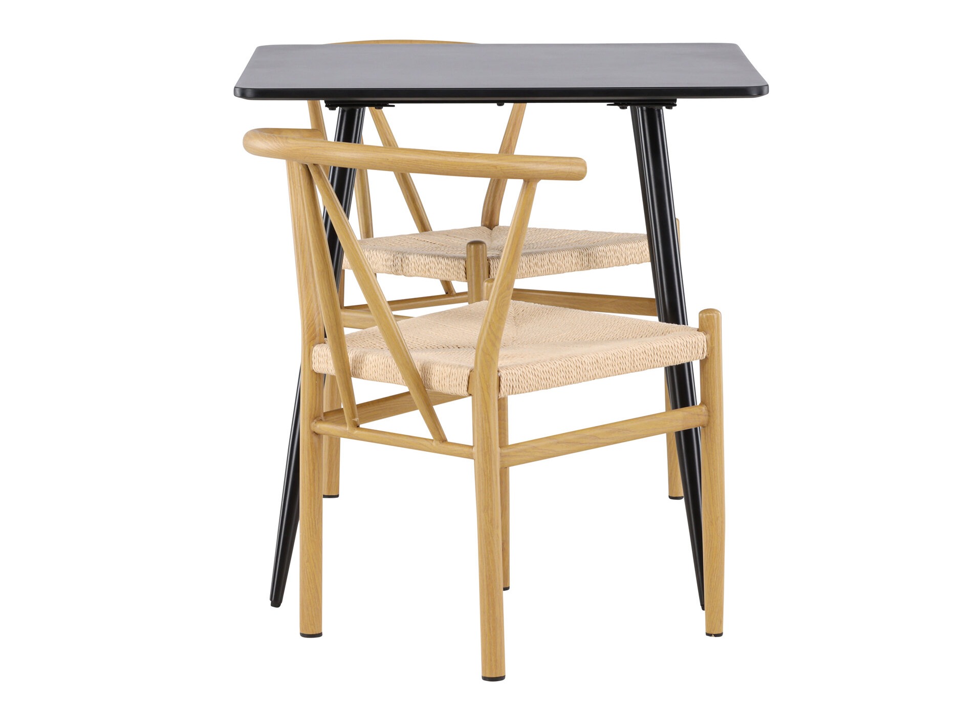 Salle à manger complète Dallas 4920 (Beige + Brun clair)