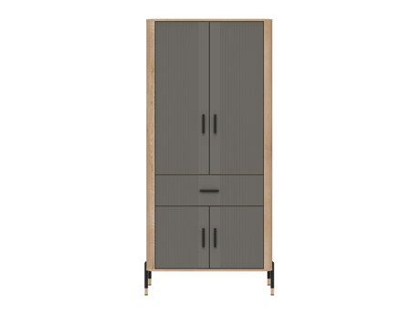 Armoire Flosora 133 (Gris)