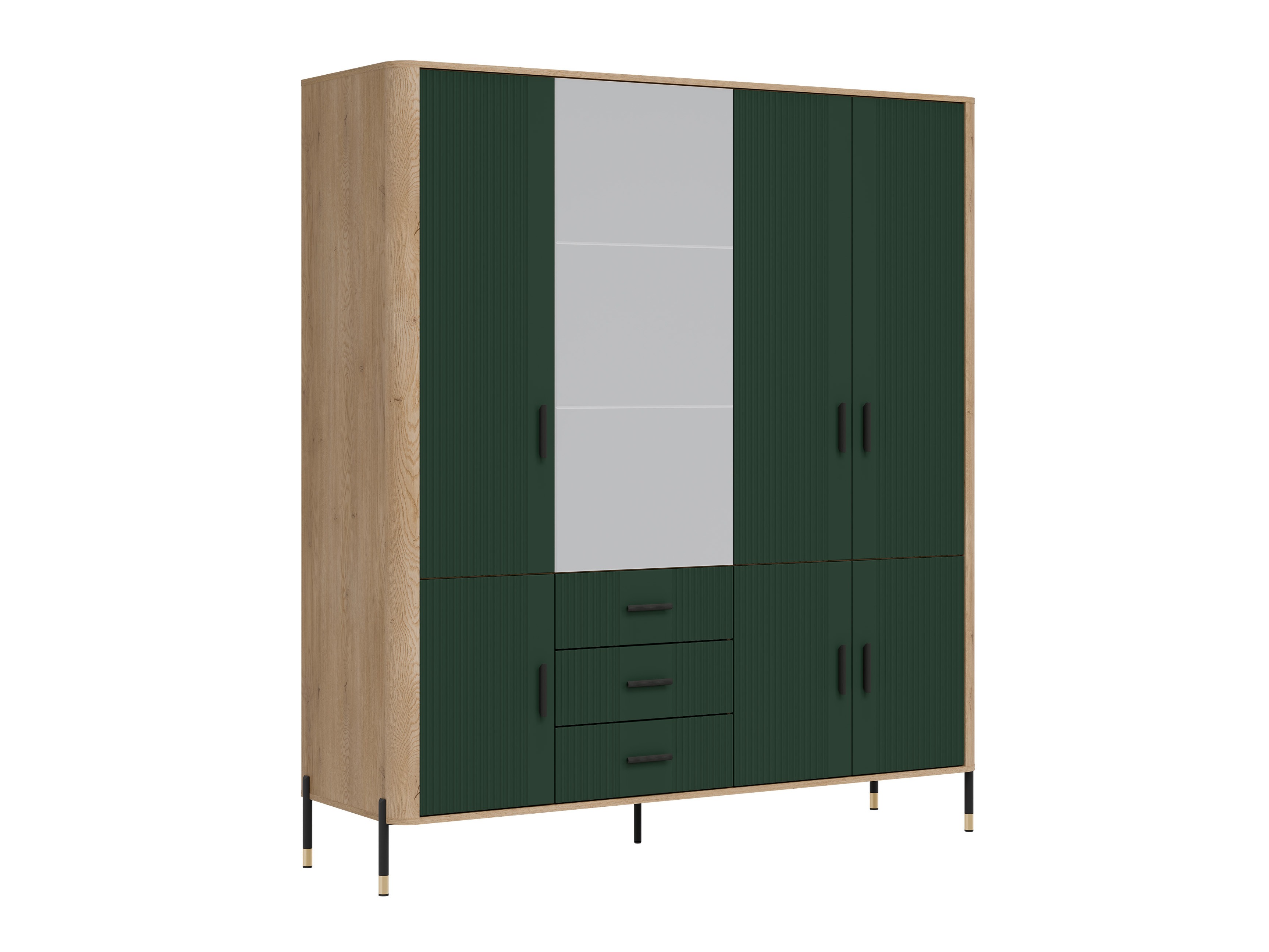 Armoire Flosora 135 (Vert)