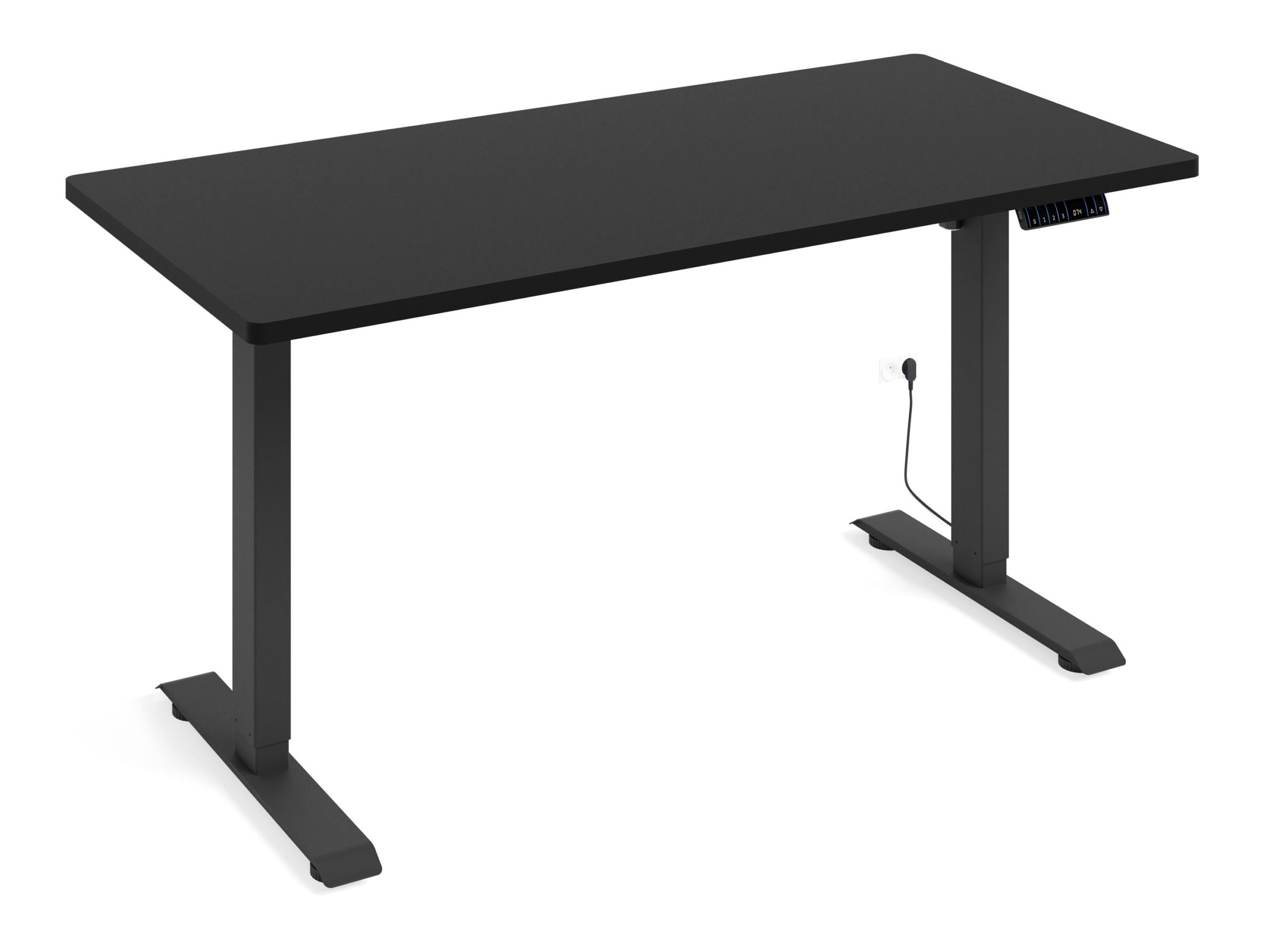 Bureau réglable en hauteur Buffalo 184 (Noir)