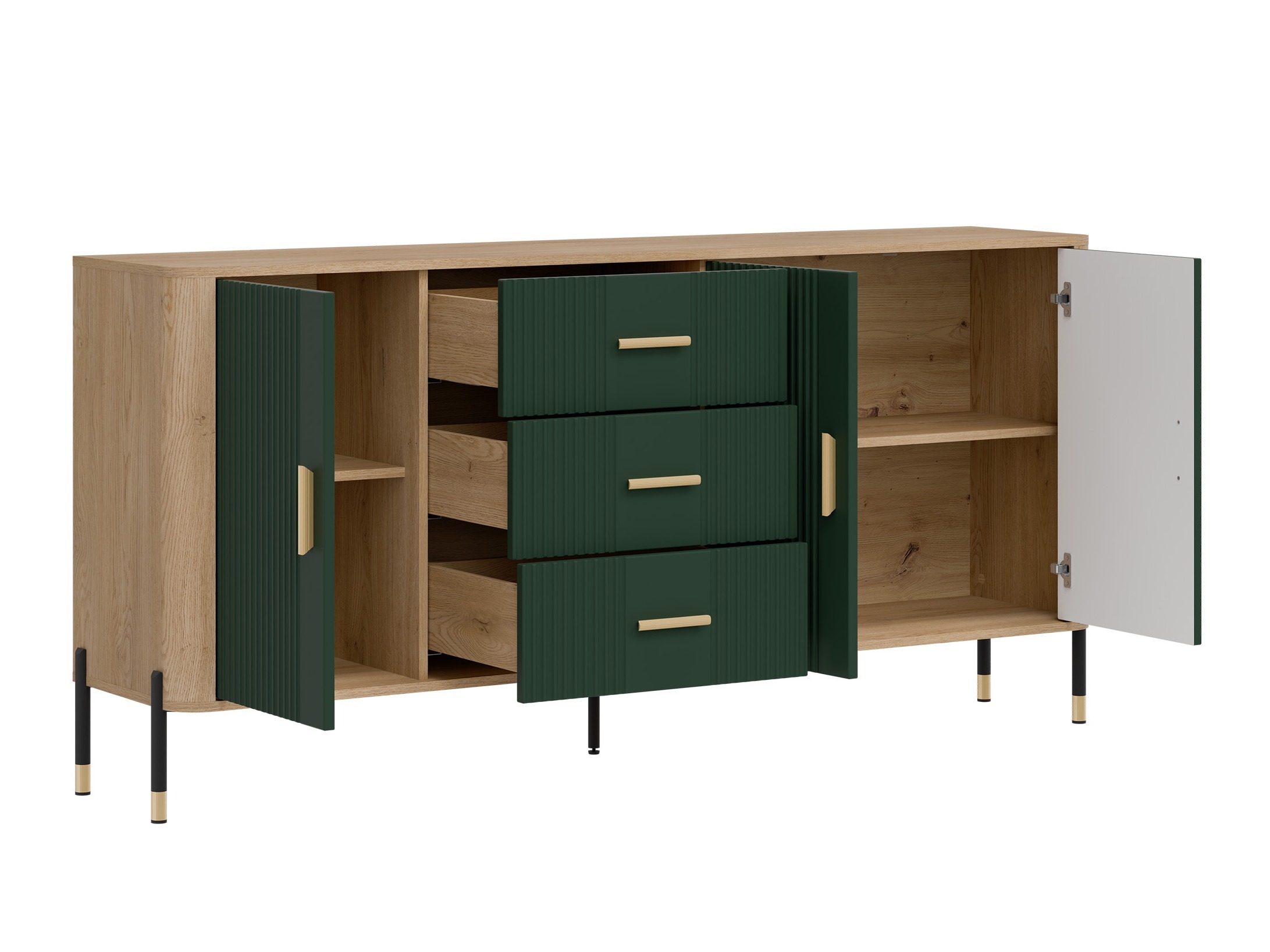 Ensemble de salon Flosora 147 (Vert)