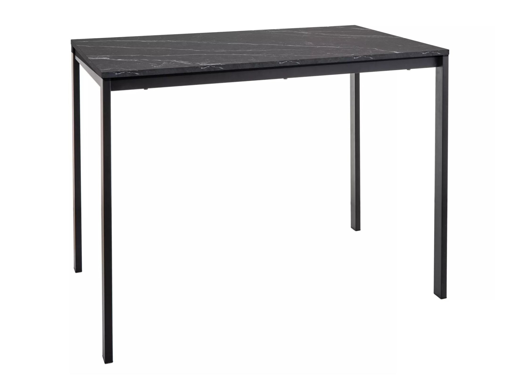 Table Detroit 861 (Marbre noir + Noir)