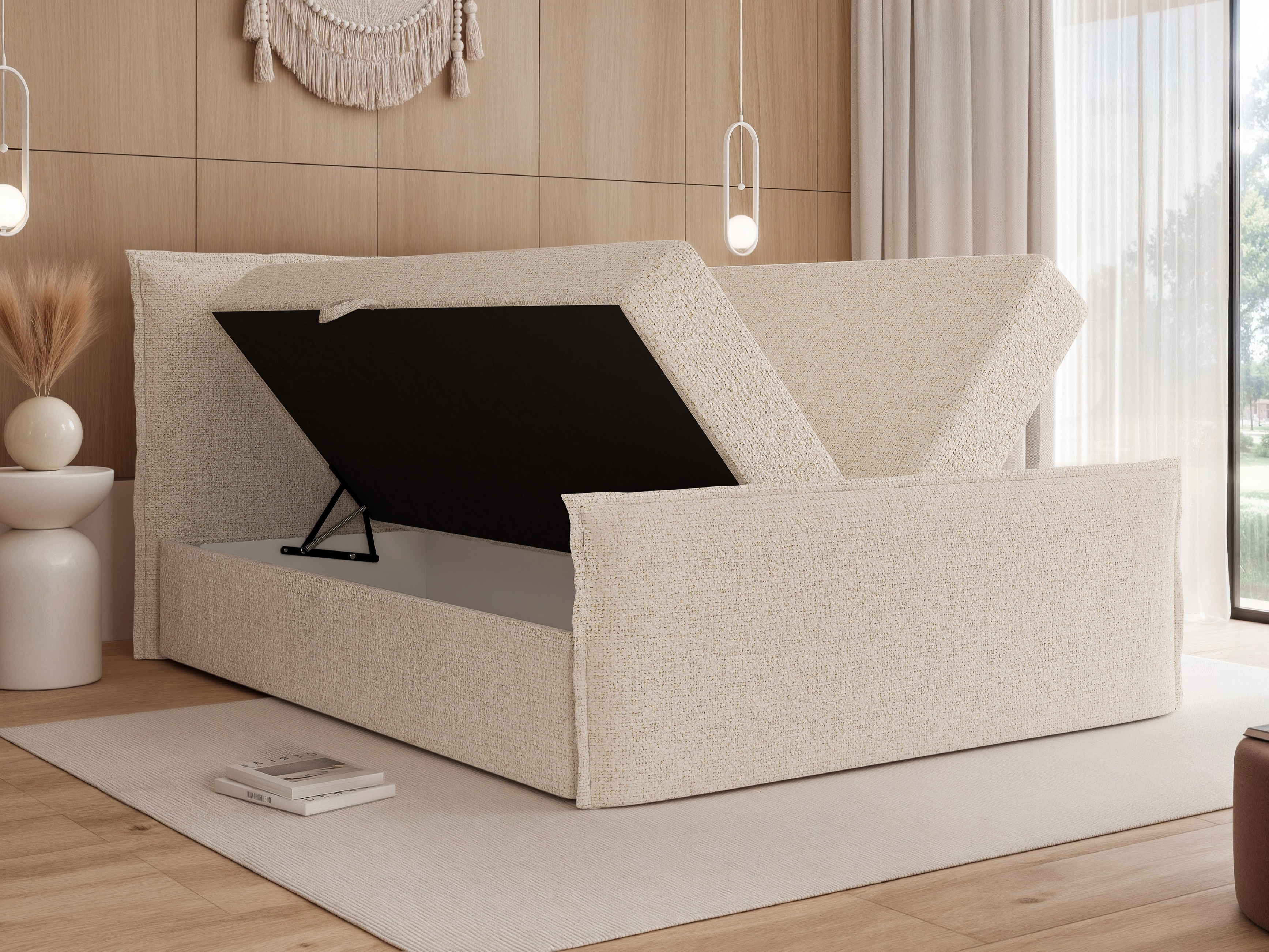 Lit boxspring Martinez 122 (Coral 10)