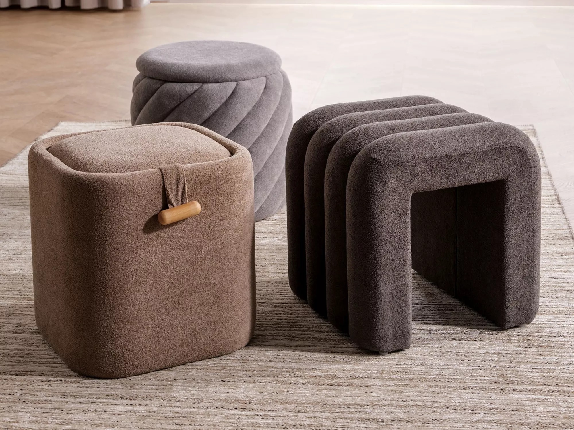 Pouf Detroit 873 (Beige)