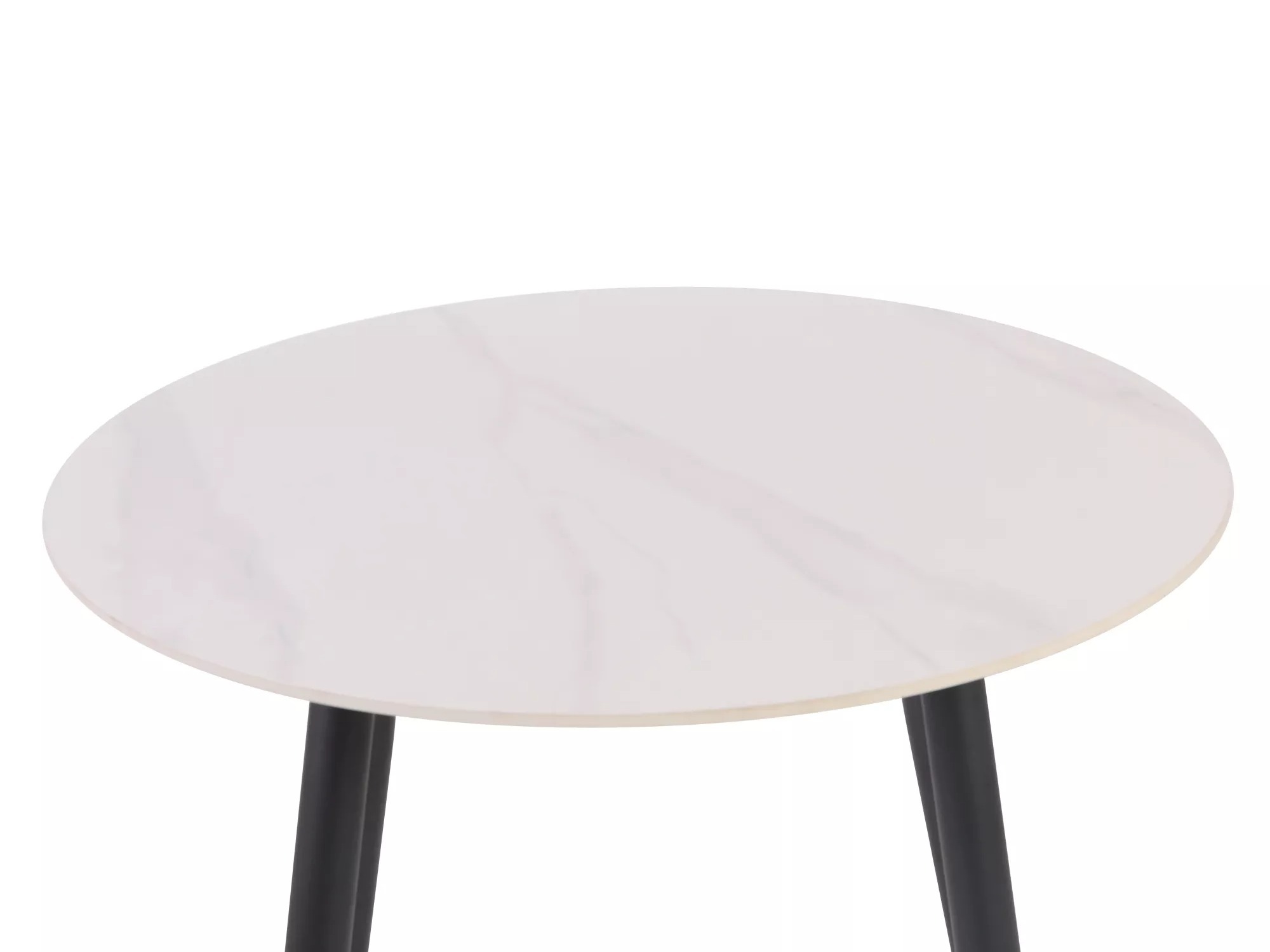 Table Detroit 871 (Marbre blanc + Noir)