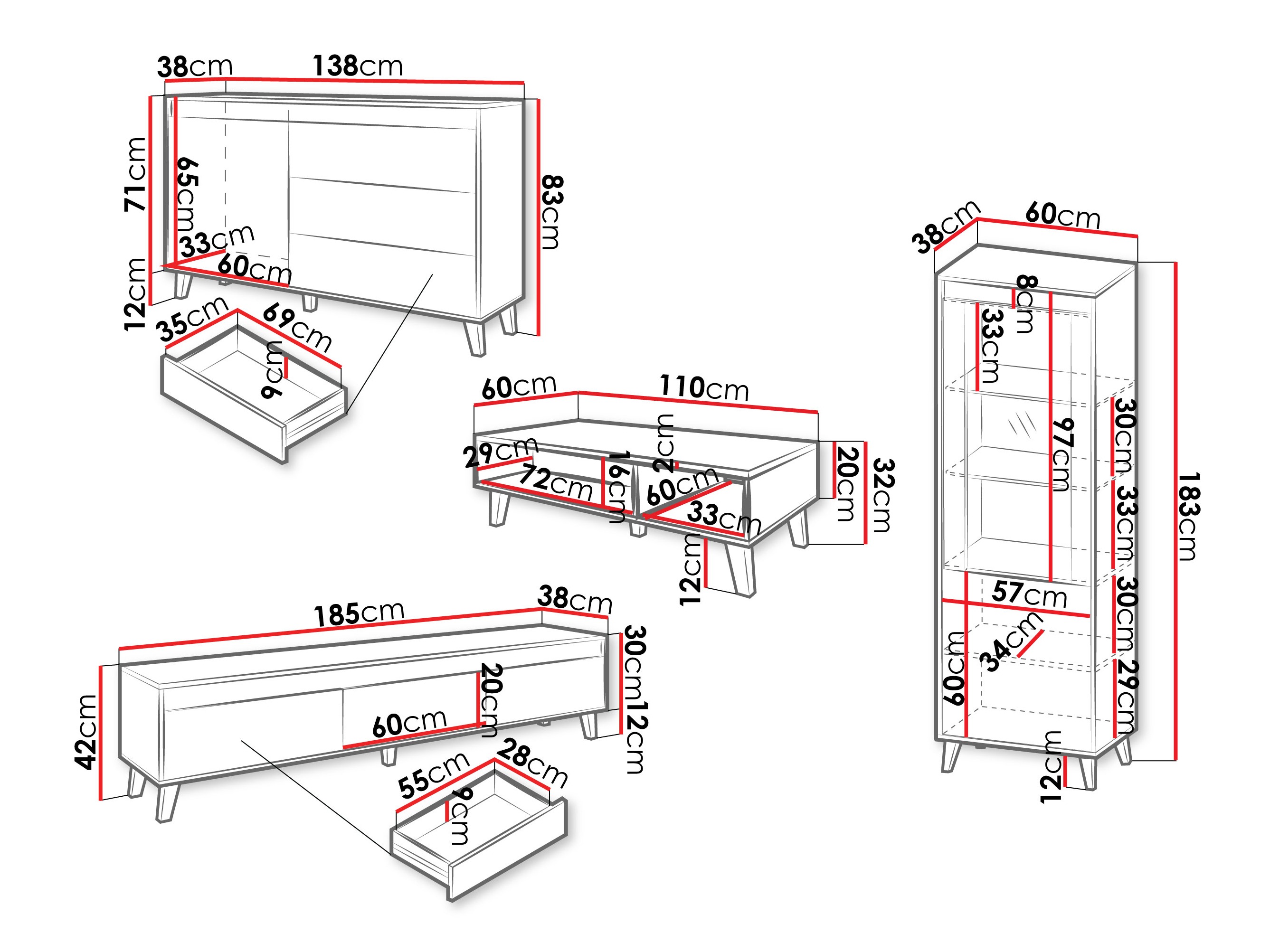 Ensemble de salon Munus