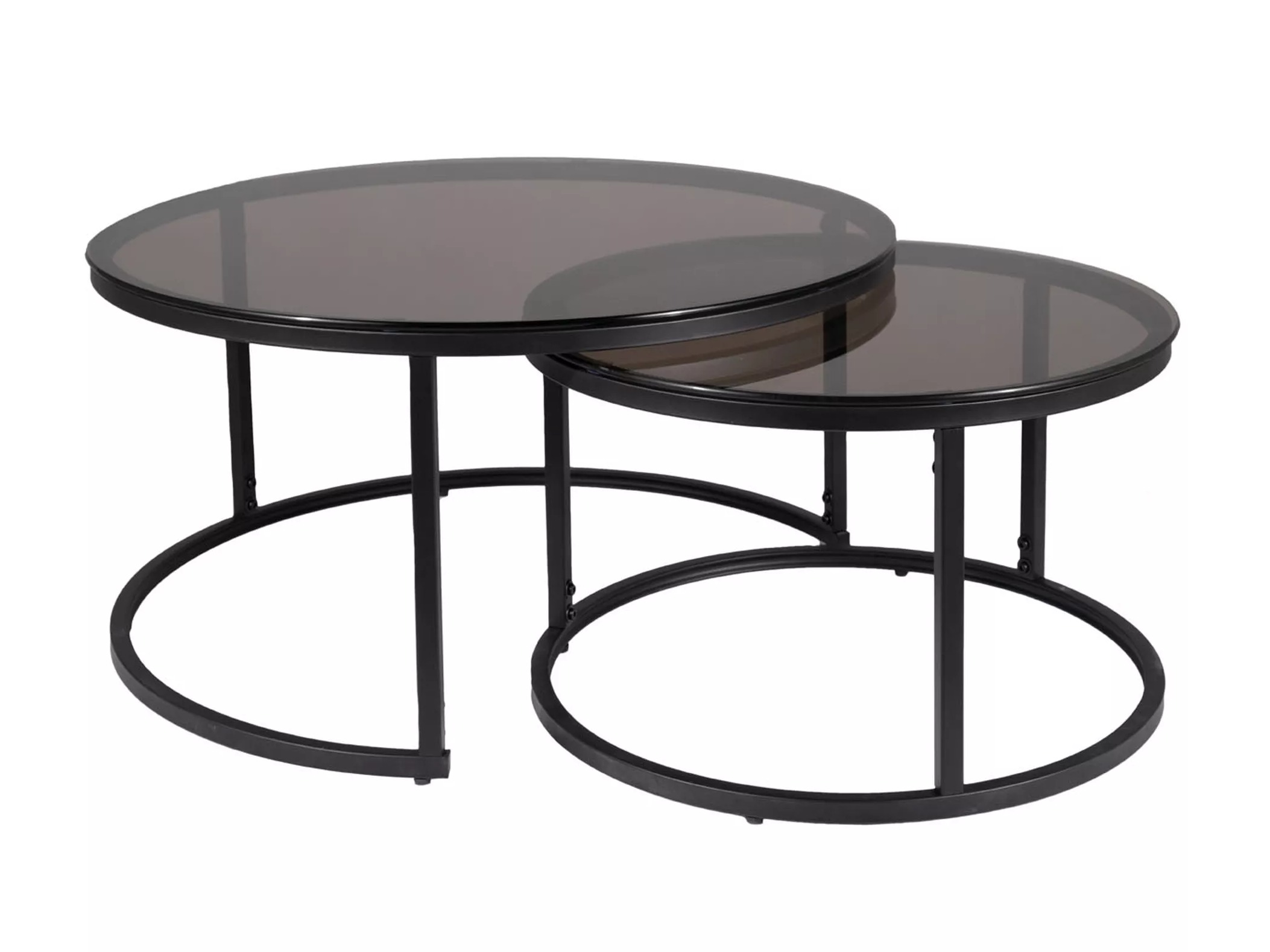 Ensemble tables basses Detroit 607 (Noir)