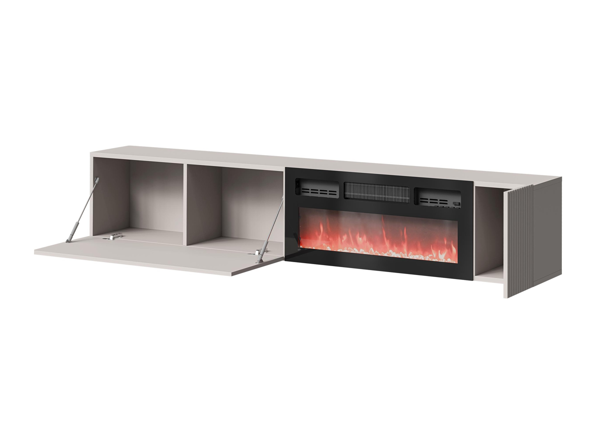 Meuble TV Calveru 110 (Noir)