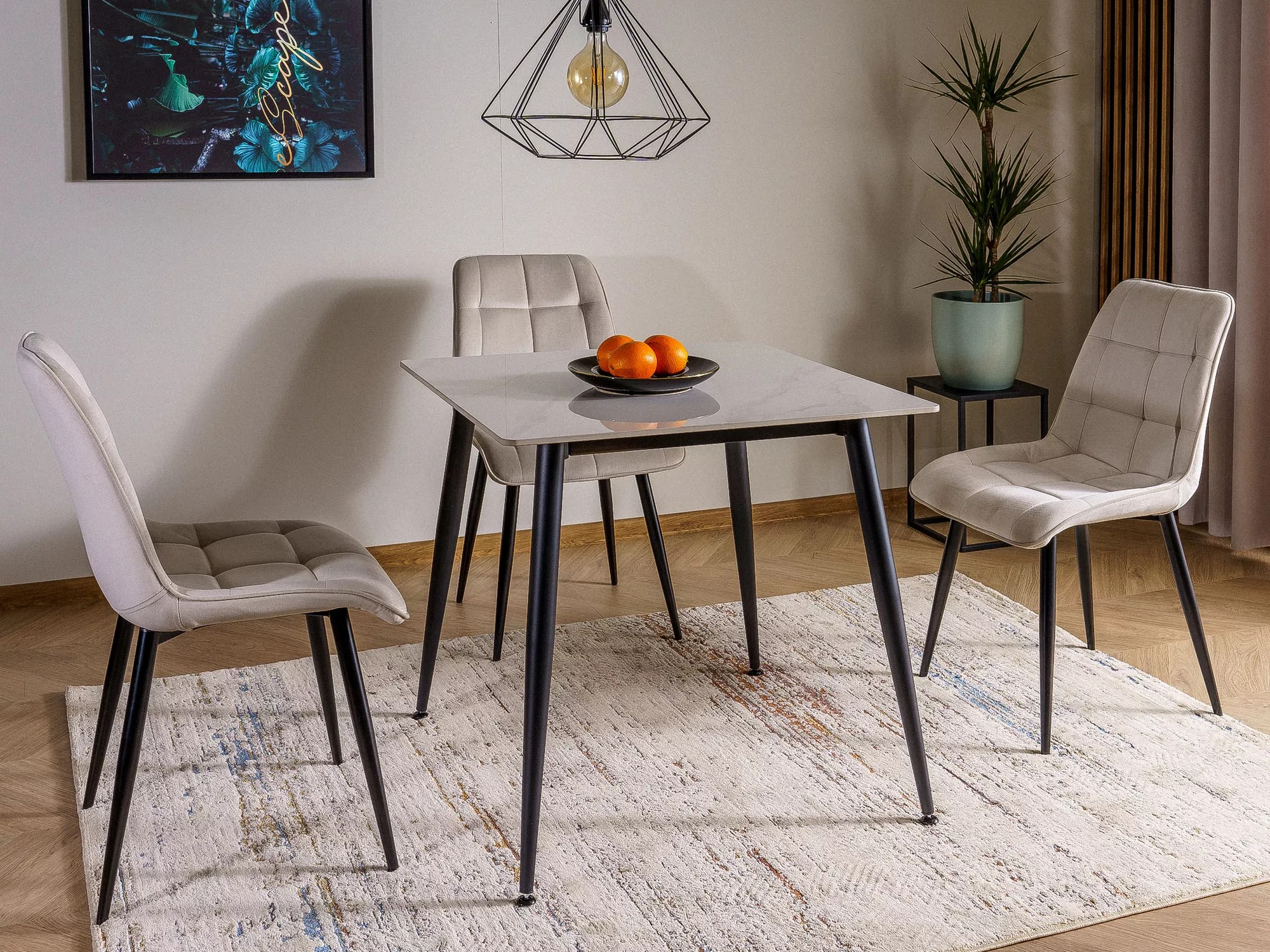 Table Detroit 876 (Marbre blanc)