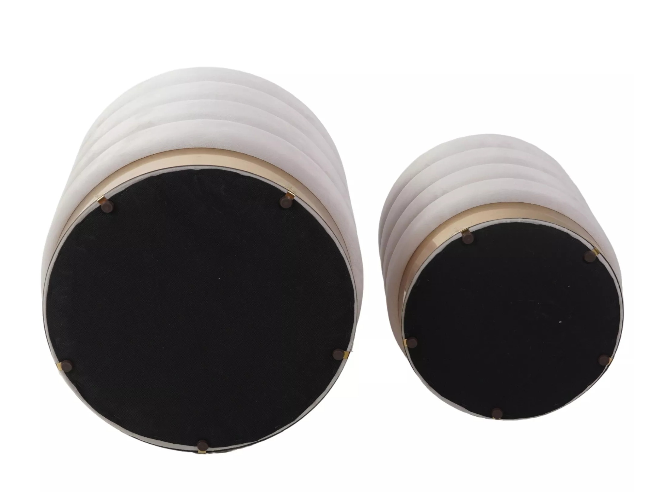 Ensemble de poufs Detroit 906 (Beige clair)