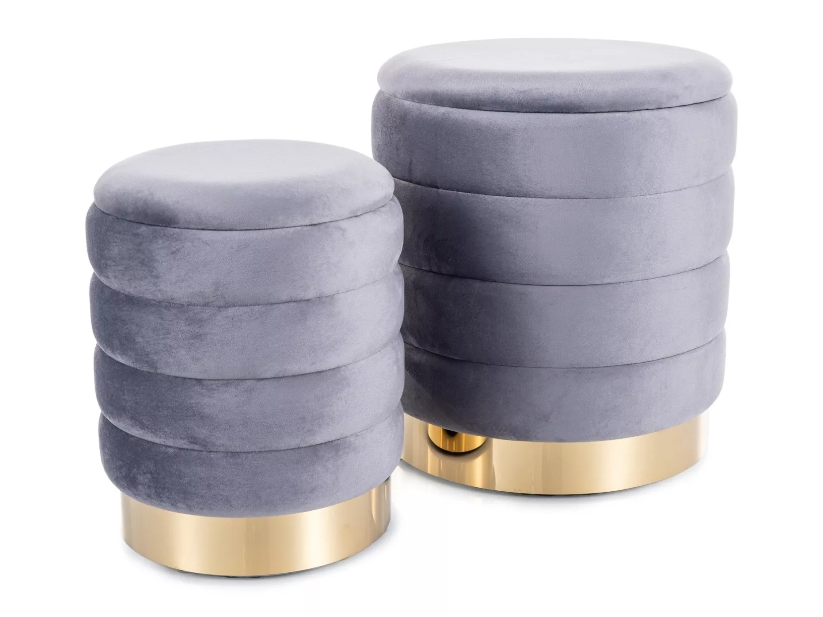 Ensemble de poufs Detroit 906 (Gris)