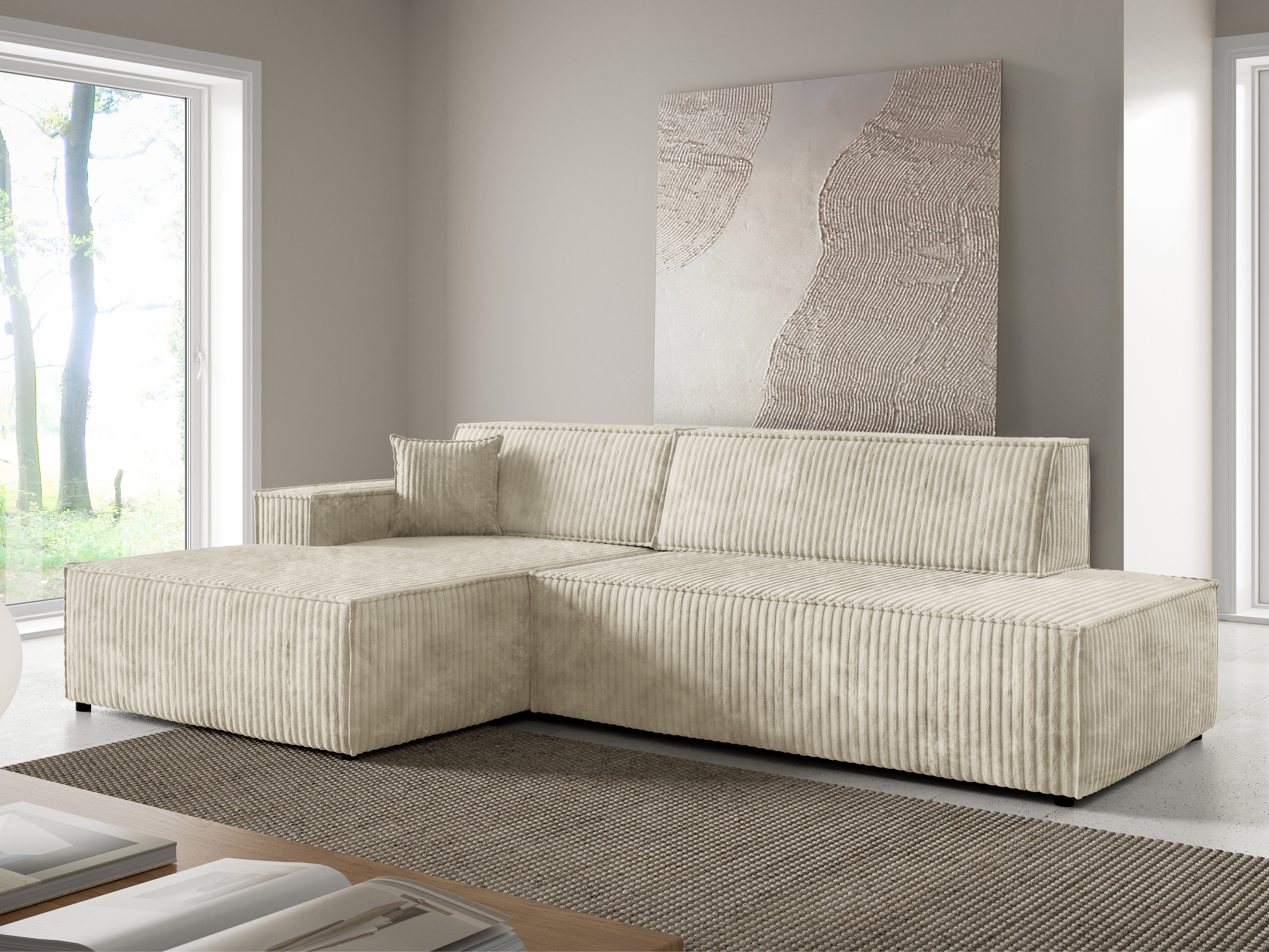 Canapé d'angle Kingston 187 (Tilia 03)