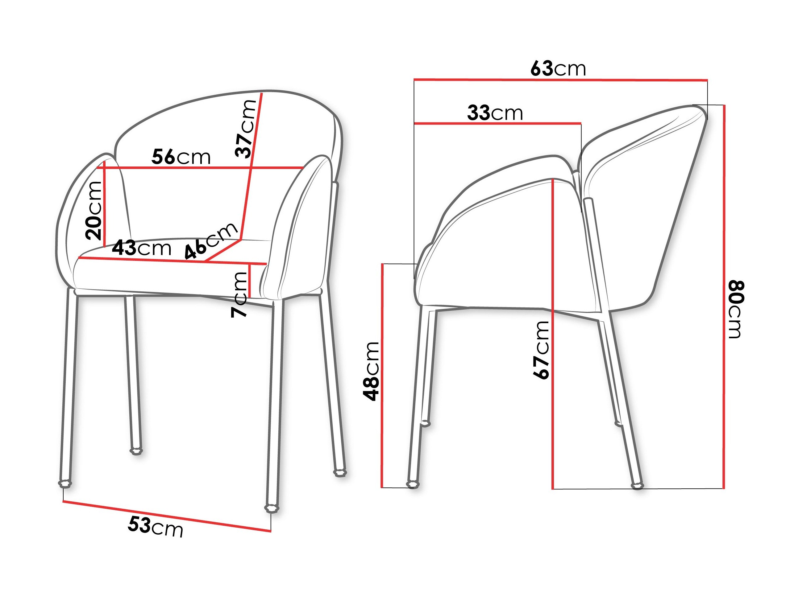 Chaise Comfivo Hilaritas XVI (Noir)