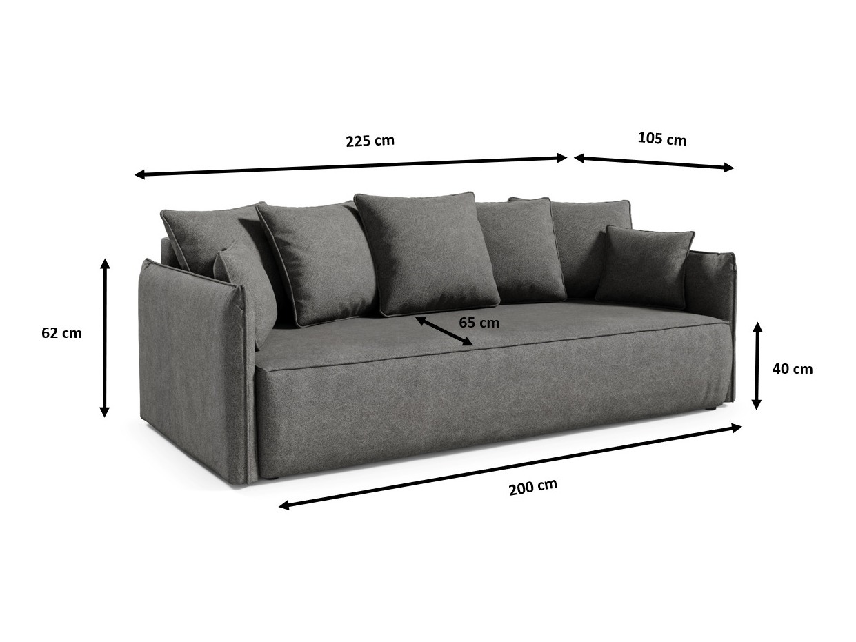 Canapé convertible Franklin 116 (Castel 80)