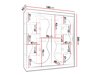 Armoire Hartford 530 (Cachemire)