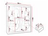 Armoire Hartford 530 (Cachemire)