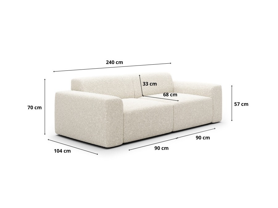 Canapé modulaire Romenoi 100 (Centaur 01)