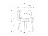 Chaise Houston 2043 (Gris)