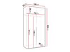 Armoire Hartford 535 (Noir)