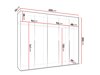 Armoire Hartford 538 (Noir)