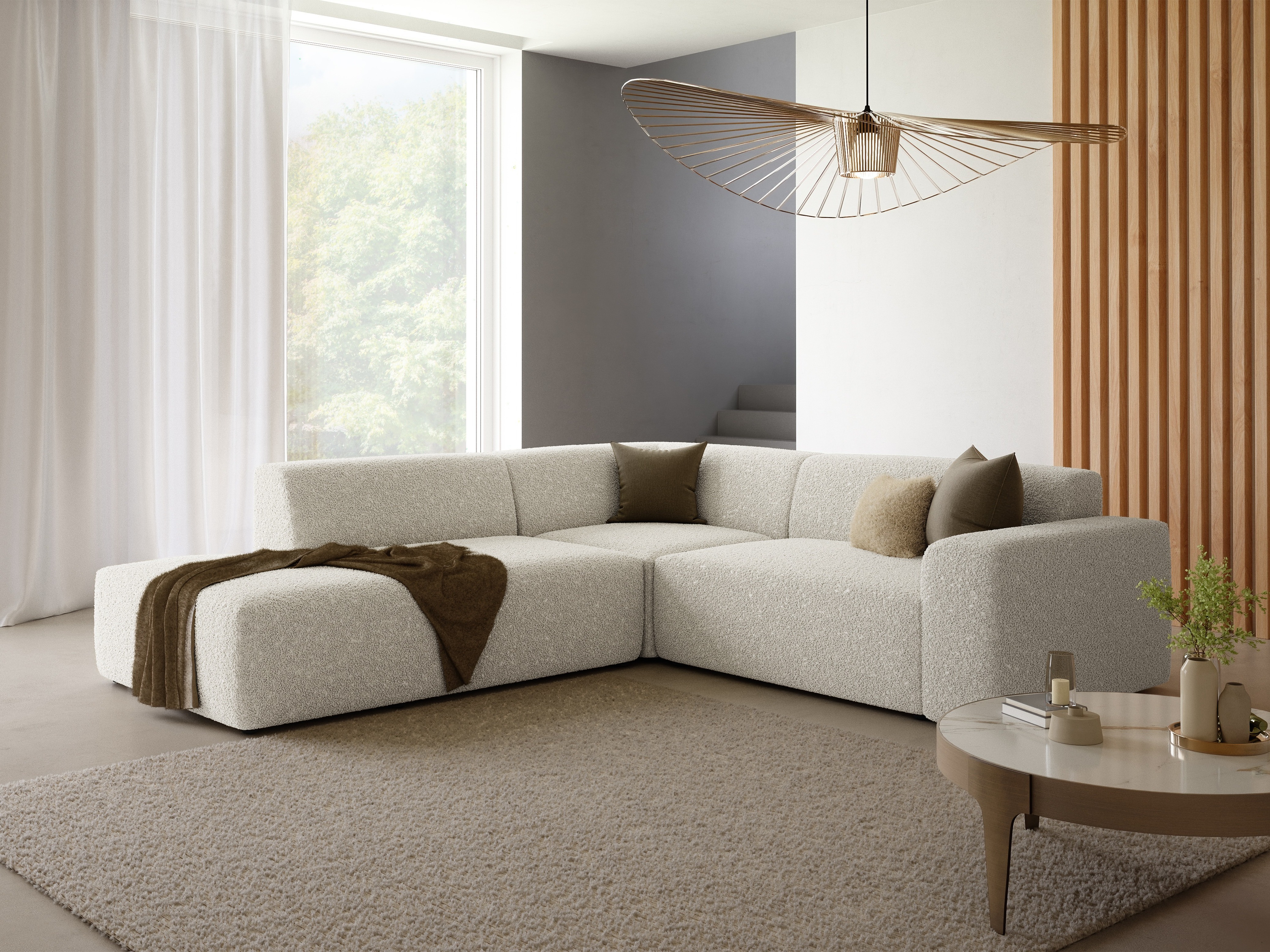Canapé d'angle modulaire Romenoi 103 (Centaur 01)