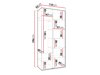 Armoire Hartford 562 (Cachemire)