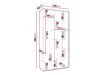 Armoire Hartford 571 (Cachemire)