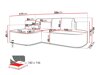 Canapé d'angle Comfivo 464 (Coral 45)