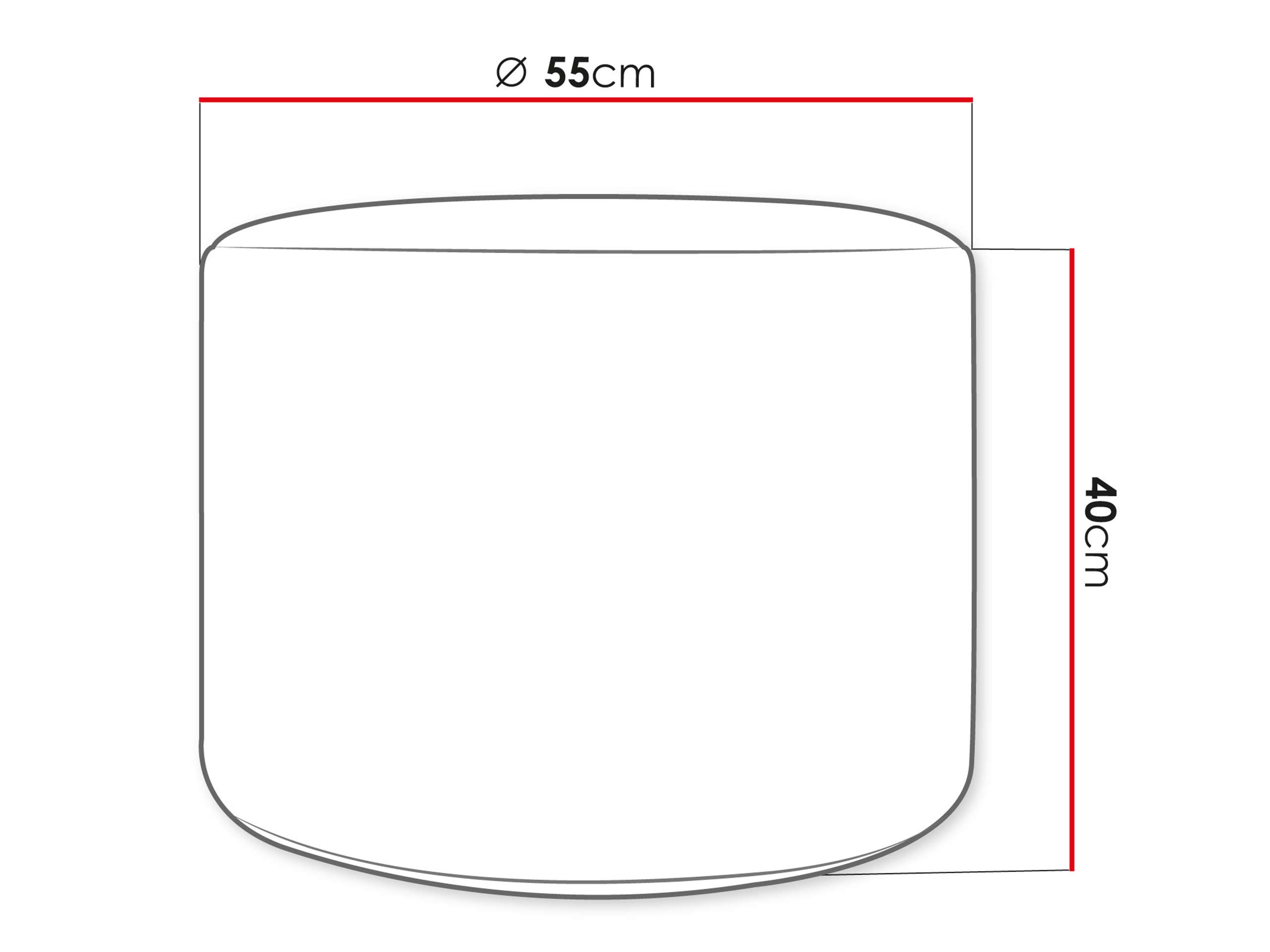 Pouf poire Comfivo Nuptiae (Poso 110)