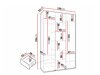 Armoire Hartford 573 (Blanc)