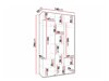 Armoire Hartford 573 (Cachemire)