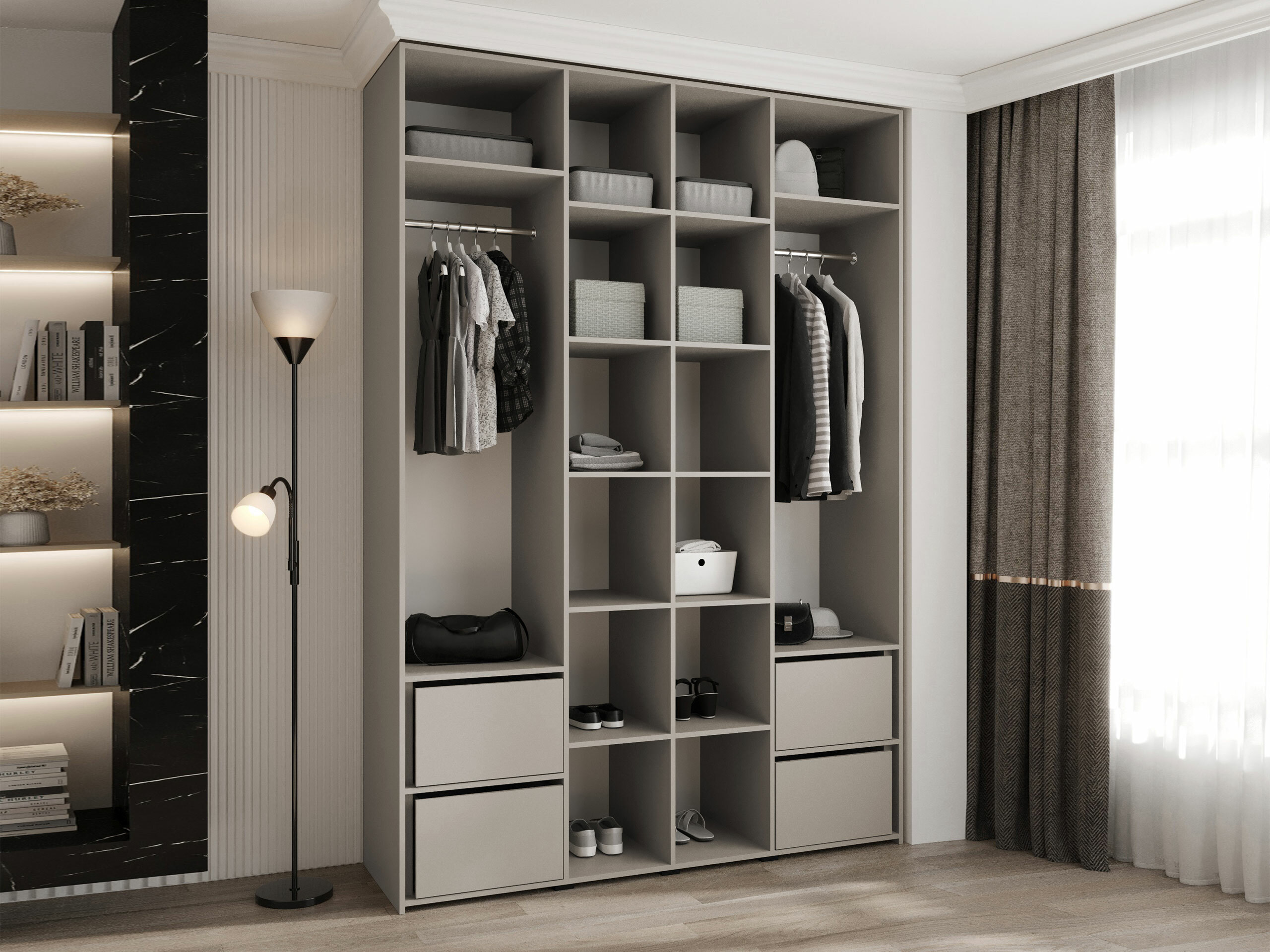 Armoire Hartford 574 (Blanc)