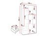 Armoire Hartford 544 (Blanc)