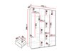 Armoire Hartford 564 (Cachemire)