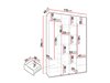Armoire Hartford 564 (Cachemire)