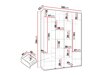 Armoire Hartford 570 (Cachemire)