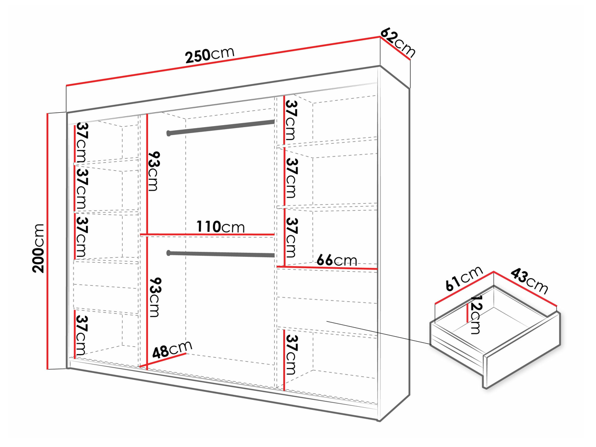 Armoire Hartford 576 (Blanc)