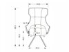 Chaise Houston 2055 (Beige)